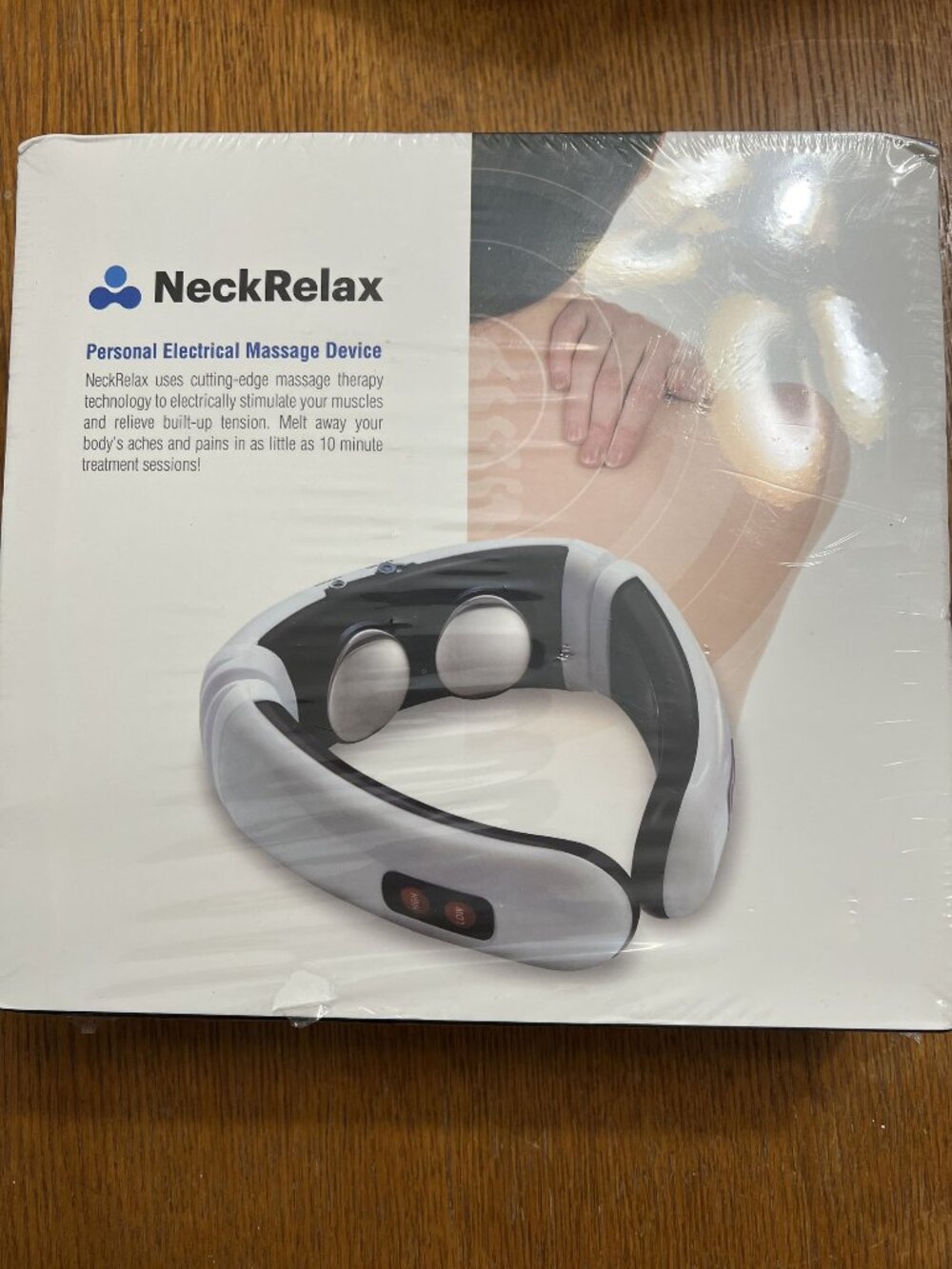 NeckRelax Personal Electrical Massage Device  Advanced Pain-Relief System With E